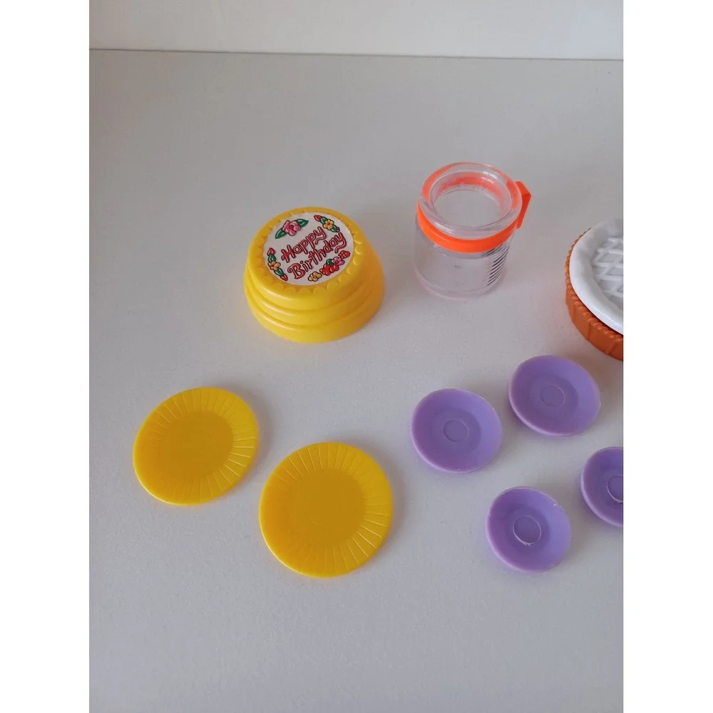 Vintage Varitey Of Barbie Kitchen Accessories Multicolor Toys Collectibles